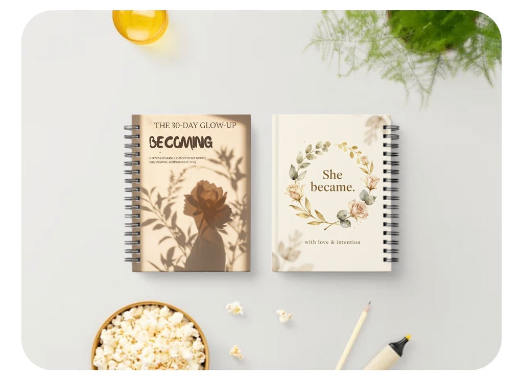 Becoming: A 30-Day Self-Growth Journal & Habit Tracker