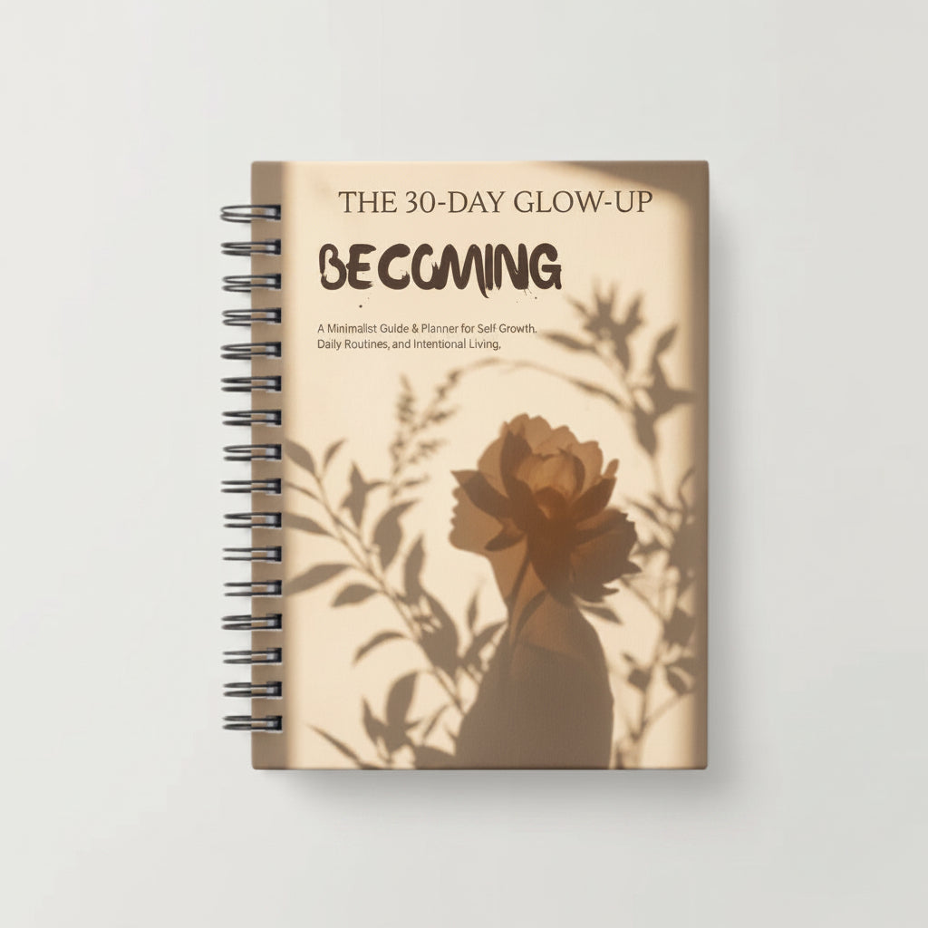 Becoming: A 30-Day Self-Growth Journal & Habit Tracker